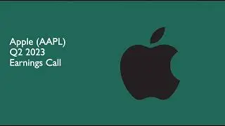 Apple $AAPL Q2 2023 Earnings Call