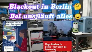 #Stromausfall #Blackout in #Berlin 🧐 Bei uns l&auml;uft alles 😎 Krisenvorsorge statt Panikmache / BBK 😉