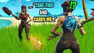 I met the CUTEST Renegade Raider in Fortnite random duos... (HE GAVE ME HIS SCAR!)