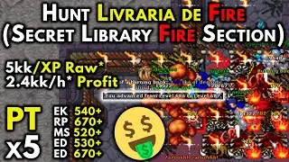 PT x5 - Hunt Livraria de Fire (Secret Library Fire Section) - 5kk*/Raw e 2.4kk*/Profit - Vamooooooo!