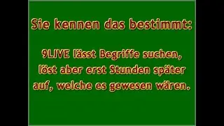 9LIVE - Patzer beim Sofortaufl&ouml;sen