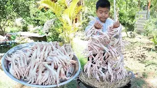 Yummy Chicken feet curry recipe | Chicken feet recipe | Chef Seyha