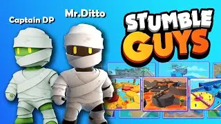 Stumble Guys| Fall Guys mobile📱| Mr. Ditto & Captain DP |Funny Gameplay| Stumble guys Comedy😂