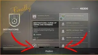 Unlocking Player Titles (Seals)