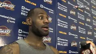 LeBron James: Interview at Training Camp - Cleveland Cavaliers