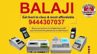 BALAJI Billing Machine BBP 2T Junior STAR 3T in Chennai Erode Salem Tirupur Coimbatore Madurai India