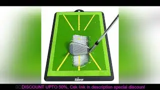 High Quality Golf Training Pad For Swing Detection Batting Ball Trace Directional Mat Swing Path Pad