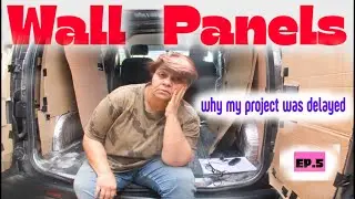 Van conversion with no experience | Wall panels build - Part 1 | Nissan NV200 | E5