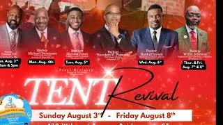 Bishop T.W. Plummer Evangelistic Tent Revival  - 2025