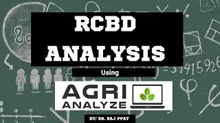 RCBD Analysis using agrianalyze
