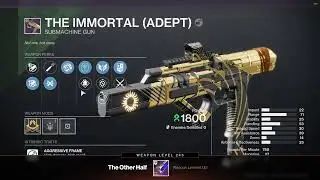 Reaction To Getting God Roll Immortal (Adept)