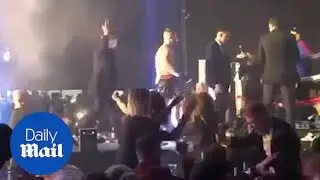 Unlicensed uni boxing fight where students fight with huge crowds