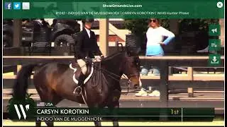 Indigo Van De Muggenhoek & Carsyn Korotkin WIHS Hunter Phase 🥈(86)