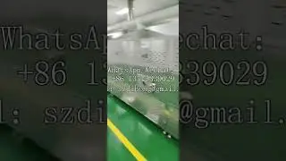 Large microwave drying tunnel furnace.