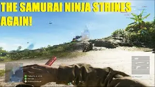 Battlefield V - The Samurai Ninja strikes again! They all fear my blade! M1 Garand (Breakthrough)