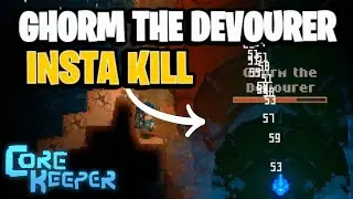 Easiest way to defeat GHORM! (no armor/weapons) | Core Keeper