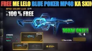 Blue poker mp40 redeem code free fire #short