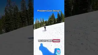 Skiing With the President !! 🤯