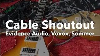 Hi-End Guitar Cable Shoutout (Evidence Audio vs Vovox vs Sommer)