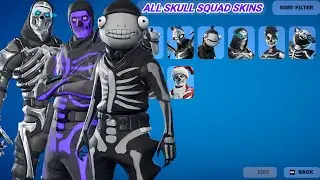 All Skull Squad Skins Showcase in Fortnite (2017-2025)