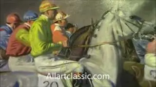 Alfred Munnings-Two of His Horse Racing Paintings