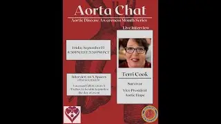 Week #3: TSMA Aorta Chat with with Terri Cook, Vice President of Aortic Hope.