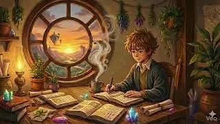 Wizard's Study Session 🕯️ Relaxing Instrumental Music | Medieval Lofi for Focus & Reading