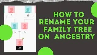How to rename your tree on Ancestry.com