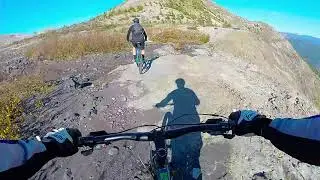 Mount St Helens Ape Canyon to Plains of Abraham MTB trail