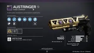 HOW TO GET AUSTRINGER - DESTINY 2