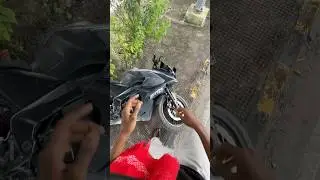 😢Crash Test💥 Pulsar RS 200😱 Build Quality Testing #shorts #rs200 #motovlog #rider #bikecrashing