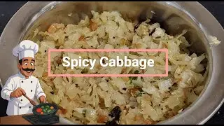 Spicy Cabbage | telugurecipes | andhrarecipies | homemade