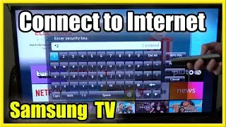 How to Connect Samsung Smart TV to Wifi Internet (Setup Tutorial)
