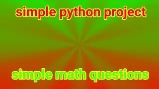 Python - Simple math problem generator