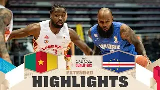 Cameroon 🇨🇲 v Cape Verde 🇨🇻 | Extended Highlights | FIBA Basketball World Cup 2027 African Qualif.