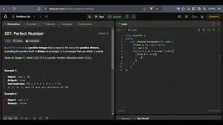 LeetCode 507: Perfect Number | C++ Solution Explained