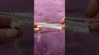 Easy one needle loop Knitting for sweater #knitting #design #corchet #sweaterdesign #winterwear #yt