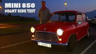 Вождение классического Mini 850: ночная поездка, тестирование двигателя
