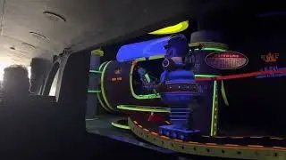 Disney&rsquo;s People Mover Ride in Tomorrowland with a Tron attraction construction Update 10/2022