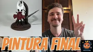 Finalizei a Hornet de Hollow Knight | Pintura Completa do Diorama