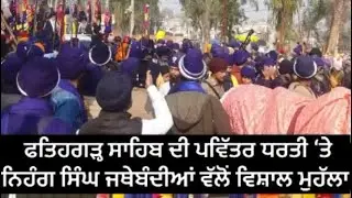 Budha Dal Nihang Singh Muhalla | Fatehgarh Sahib | Gatka & Horse Riding Show