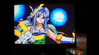 【PCE CD】Mahjong Sword: Princess Quest Gaiden | マージャンソード プリンセスクエスト外伝 ~Intro/Title //MiSTerFPGA CRT TV