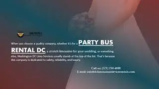 Why Choose a Party Bus Rental Washington DC for Your Wedding