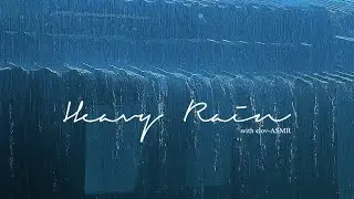 Relaxing Heavy Rain Sounds for Hypnosis Sleeping - Thunderstorm Rain Sounds for Deep Sleep.