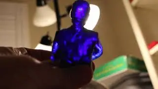 CUSTOM Monochromatic Minifigure SPOOKY, VIDEO NASTEEZ By MIDAS WILDER aka CHEAPTOYMAN, plus MAX HEAD