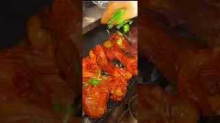 CRAZY Chinese street BBQ! 🔥 The sizzle, the smoke, the flavors #streetfood #foodshorts #cookingshort