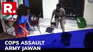 Caught On Tape: Cops Assault Army Jawan And His Brother; 4 Suspended, Army Seeks Report From DGP