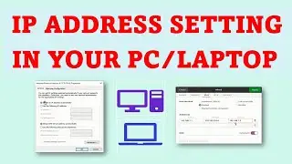 IP address setting in Windows | IP address setting in Linux | Setting IP address in PC / Laptop
