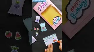 Chocolate candy easy | Chocolate Gifts | Paper candy gift| #chocolate #youtubeshorts |#viral #Shorts