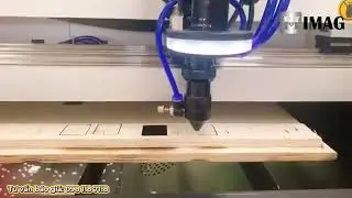 M&aacute;y Cắt Laser Co2 500W Cắt Gỗ D&agrave;y | HIMAG LASER CNC